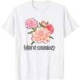 thumbnail image 1 of What in Carnation Flower Floral Designer Funny Florist Pun T-Shirt, 1 of 2