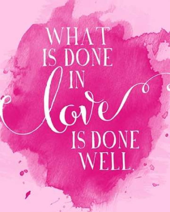 What is Done in Love Canvas Art - Amy Cummings (24 x 30)