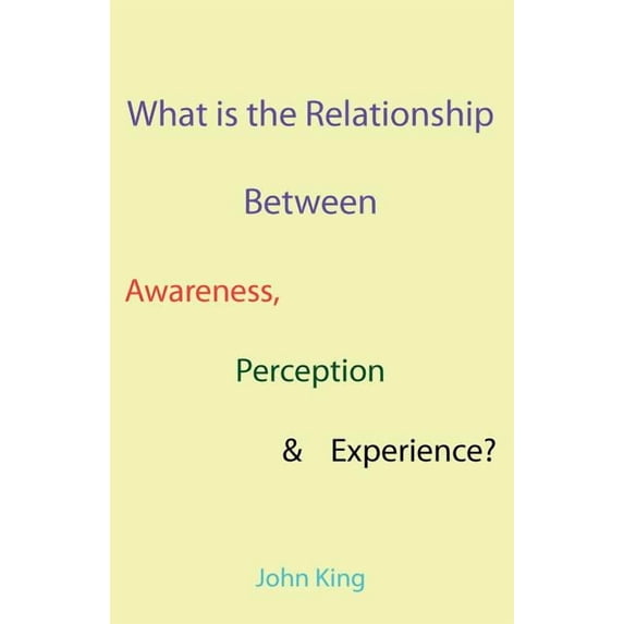 What is the Relationship Between Awareness, Perception & Experience?, (Paperback)