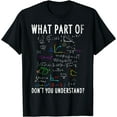 thumbnail image 1 of What part of don't you understand for math teacher T-Shirt, 1 of 4