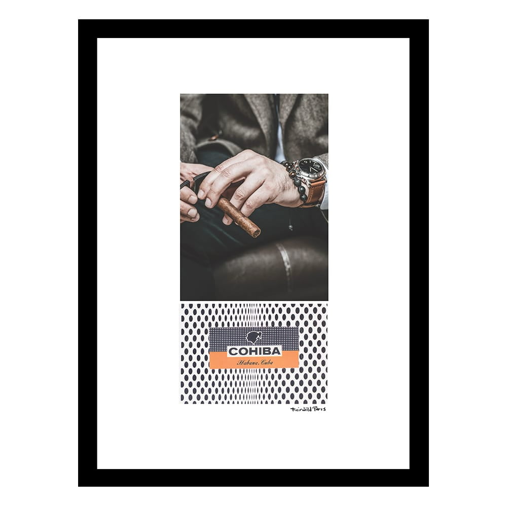 What's Better Than a Drink and a Cigar? - Framed Print