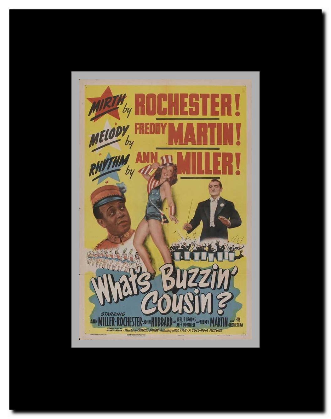 What's Buzzin' Cousin? Framed Movie Poster