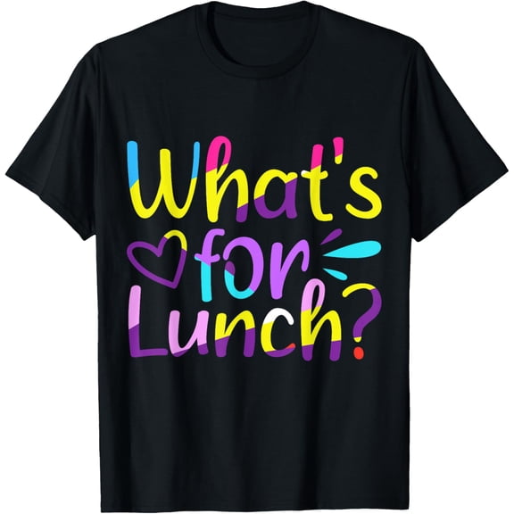 What's For Lunch Crew Cafeteria Worker Lunch Lady Women T-Shirt