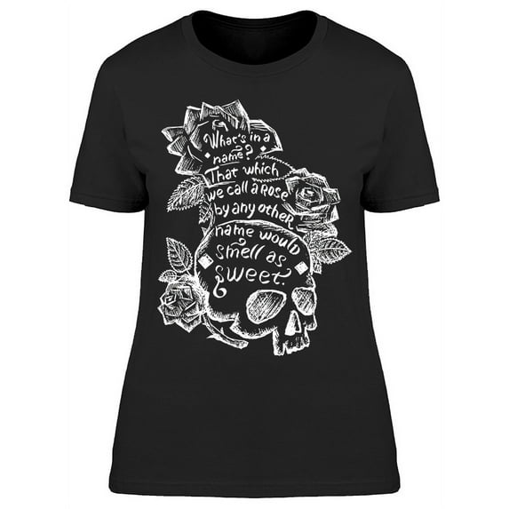 What's In A Name Shakespeare T-Shirt Women -Image by Shutterstock, Female Large