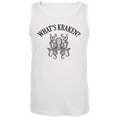 thumbnail image 1 of What's Kraken? Mens Tank Top White 3X-LG, 1 of 1