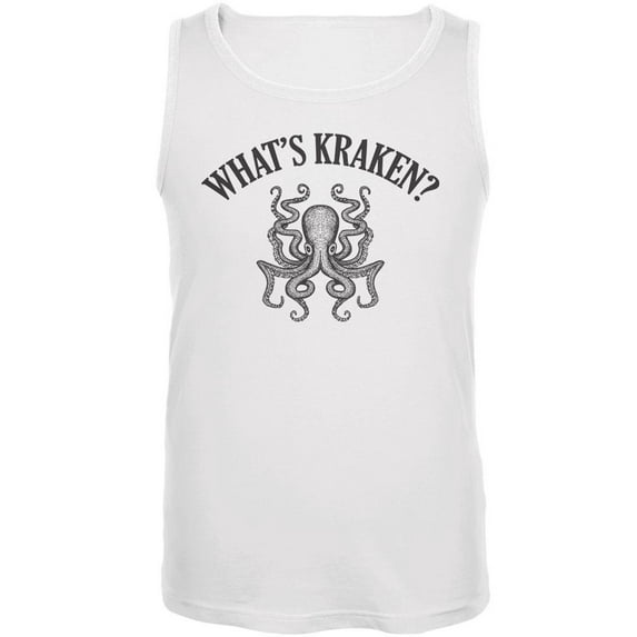 What's Kraken? Mens Tank Top White 3X-LG