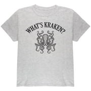 What's Kraken? Youth T Shirt Heather YLG