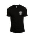 thumbnail image 1 of What's Poppin Men's Modern Fit Fun Casual T-Shirt Printed Graphic Tee Black Medium, 1 of 3