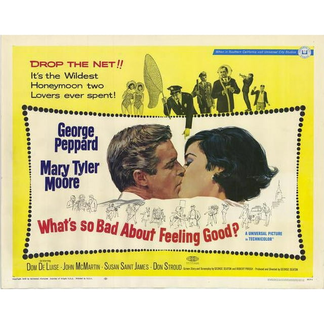 What's So Bad About Feeling Good movie POSTER (Style A) (11" x 14