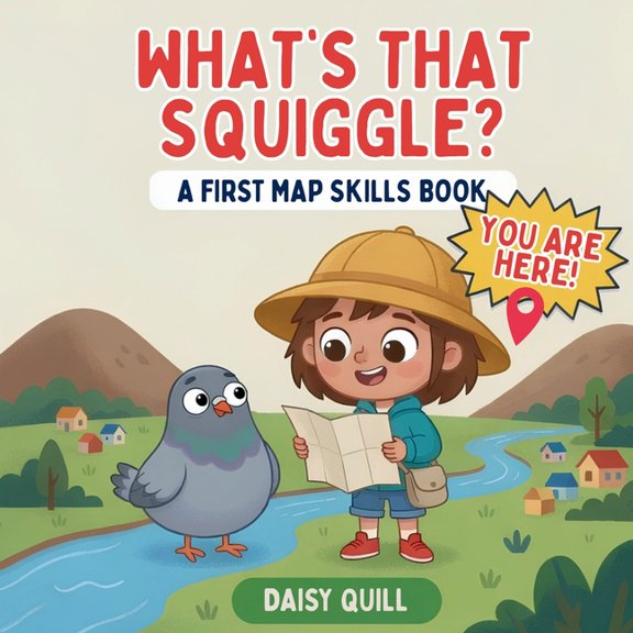 What's That Squiggle?: A First Map Skills Book for Kids Ages 4-8 (Rhyming Read Aloud Geography Picture Book), (Paperback)