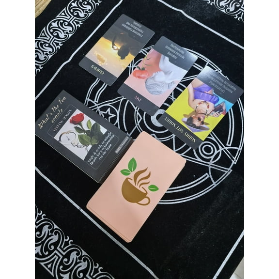What's The Tea Oracle Cards Cuffing Season Fortune Telling Prophecy Divination 78-cards English Version Tarot Deck in Box Ages 14+