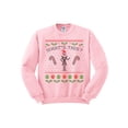 thumbnail image 1 of What's This Nightmare Before Christmas Crewneck Sweatshirt Small Pink, 1 of 1