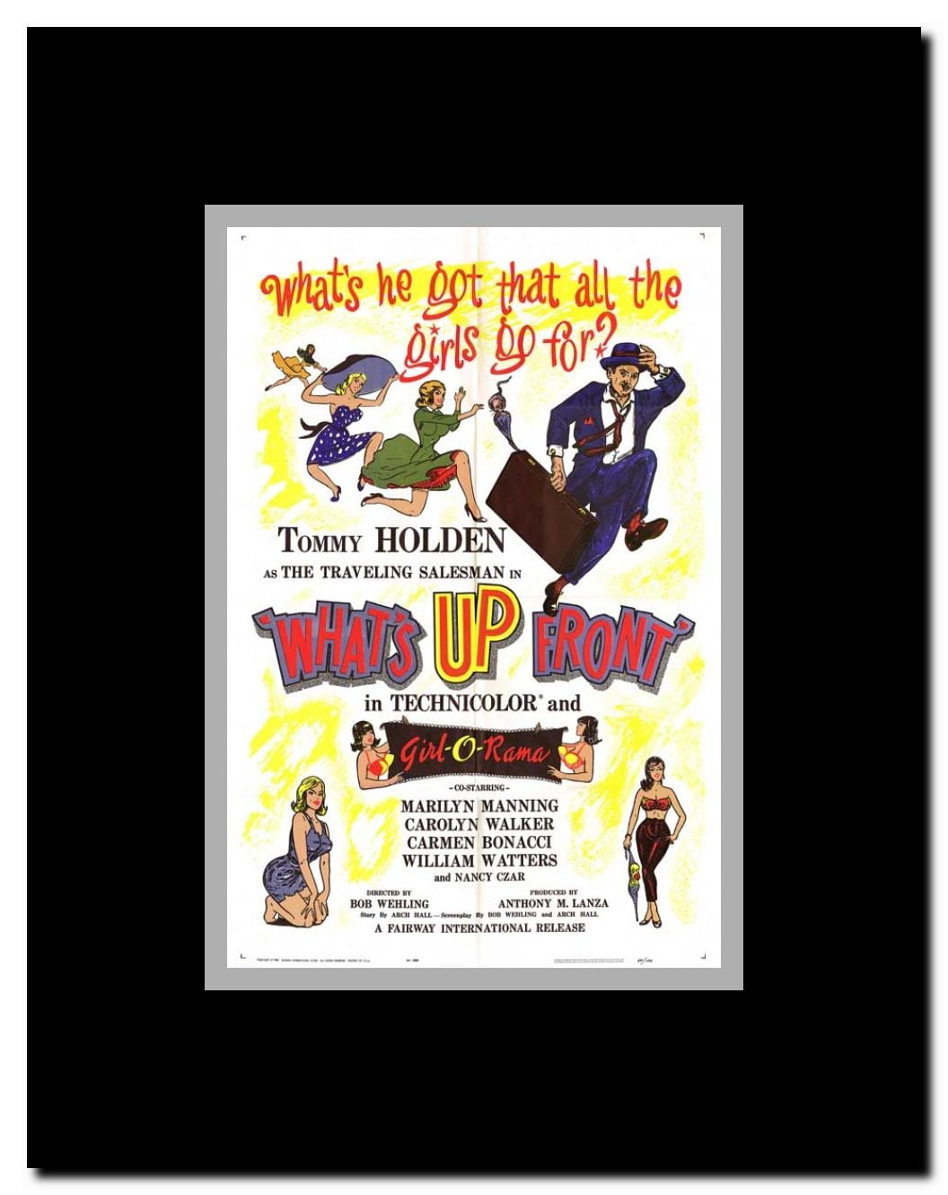 What's Up Front! Framed Movie Poster