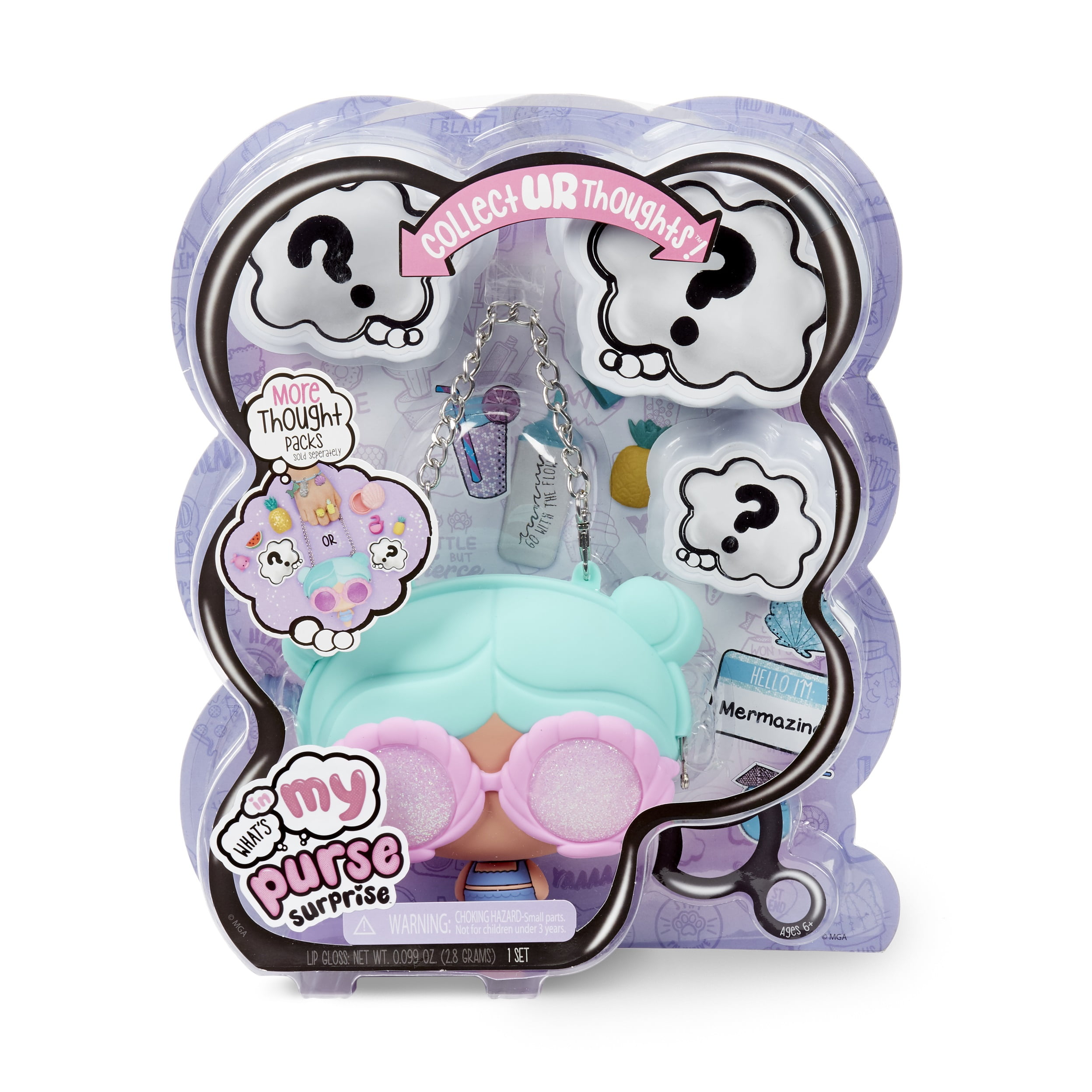 What?s in My Purse Surprise Doll Purse Turquoise, Great Gift for Kids