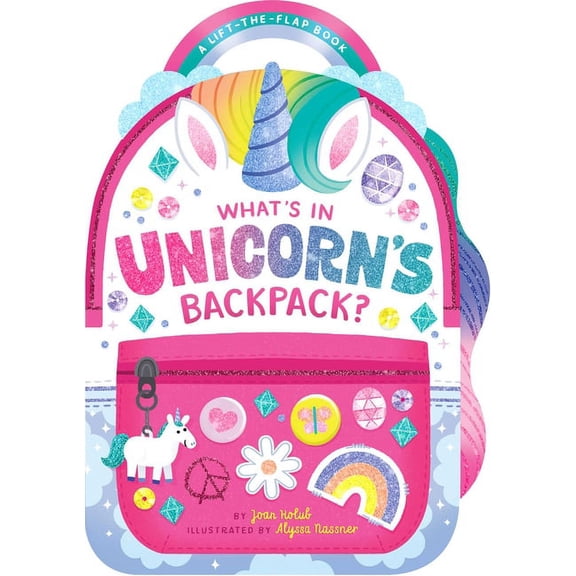What's in Unicorn's Backpack?: A Lift-The-Flap Book, (Board Book)
