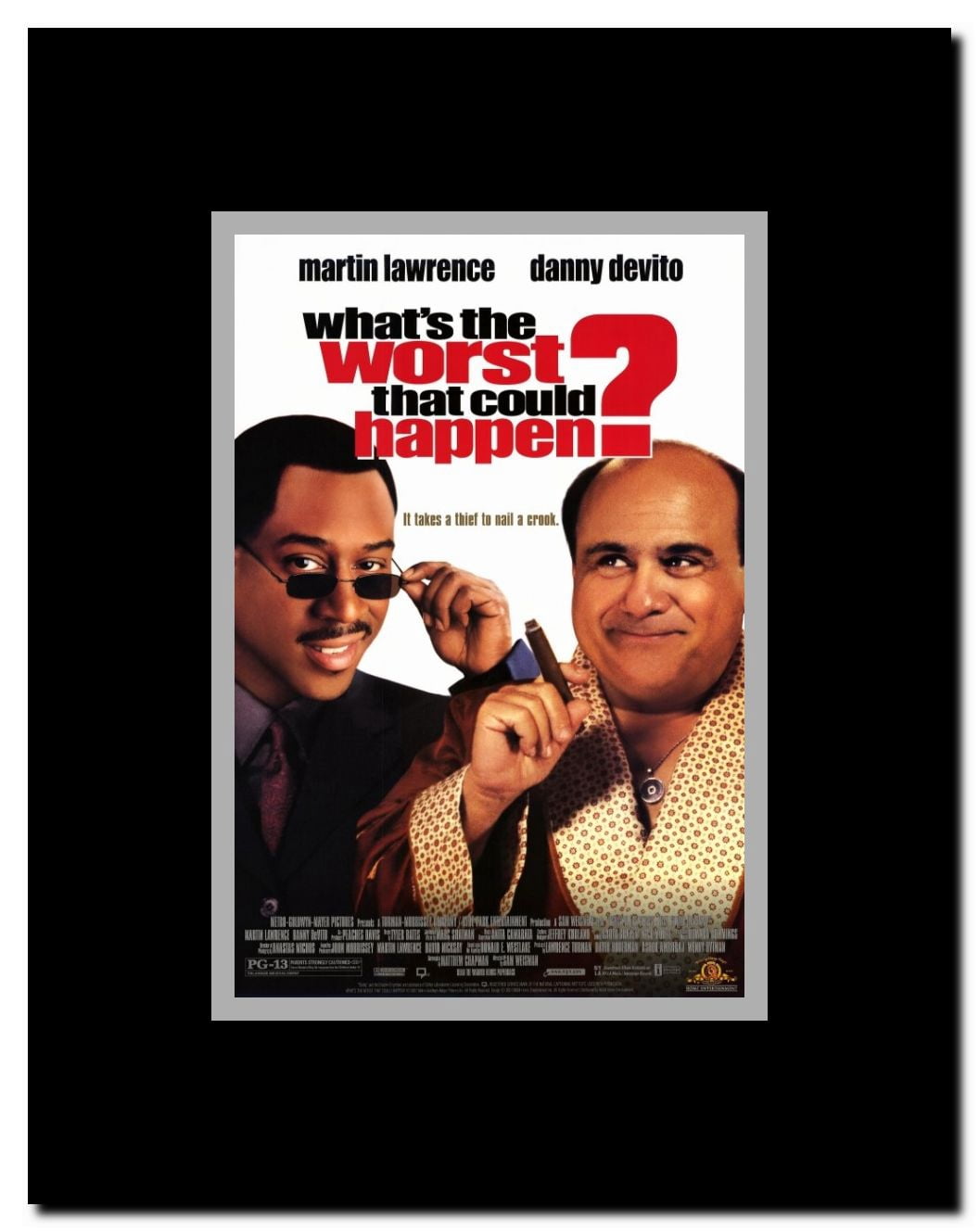 What's the Worst That Could Happen? Framed Movie Poster