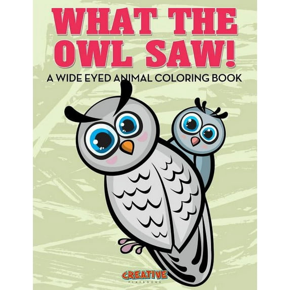 What the Owl Saw! A Wide Eyed Animal Coloring Book (Paperback)