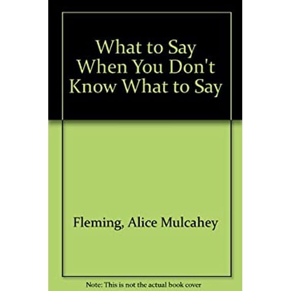 Pre-Owned What to Say When You Don't Know 9780449701225 /