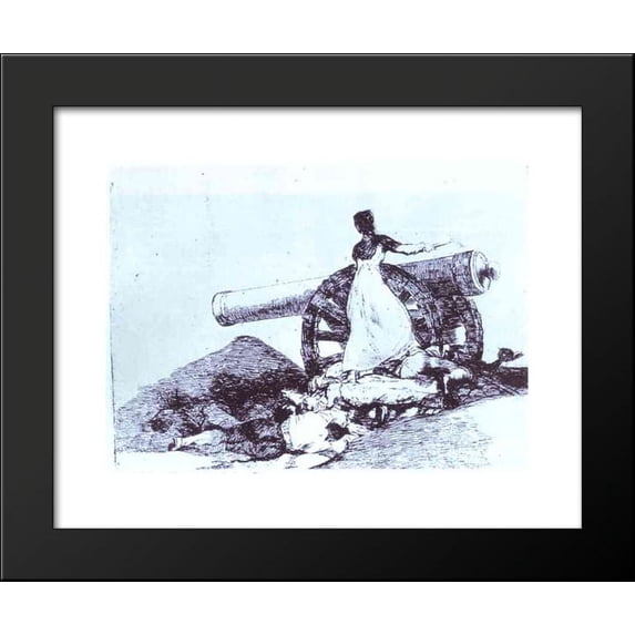 What value 20x24 Framed Art Print by Francisco Goya