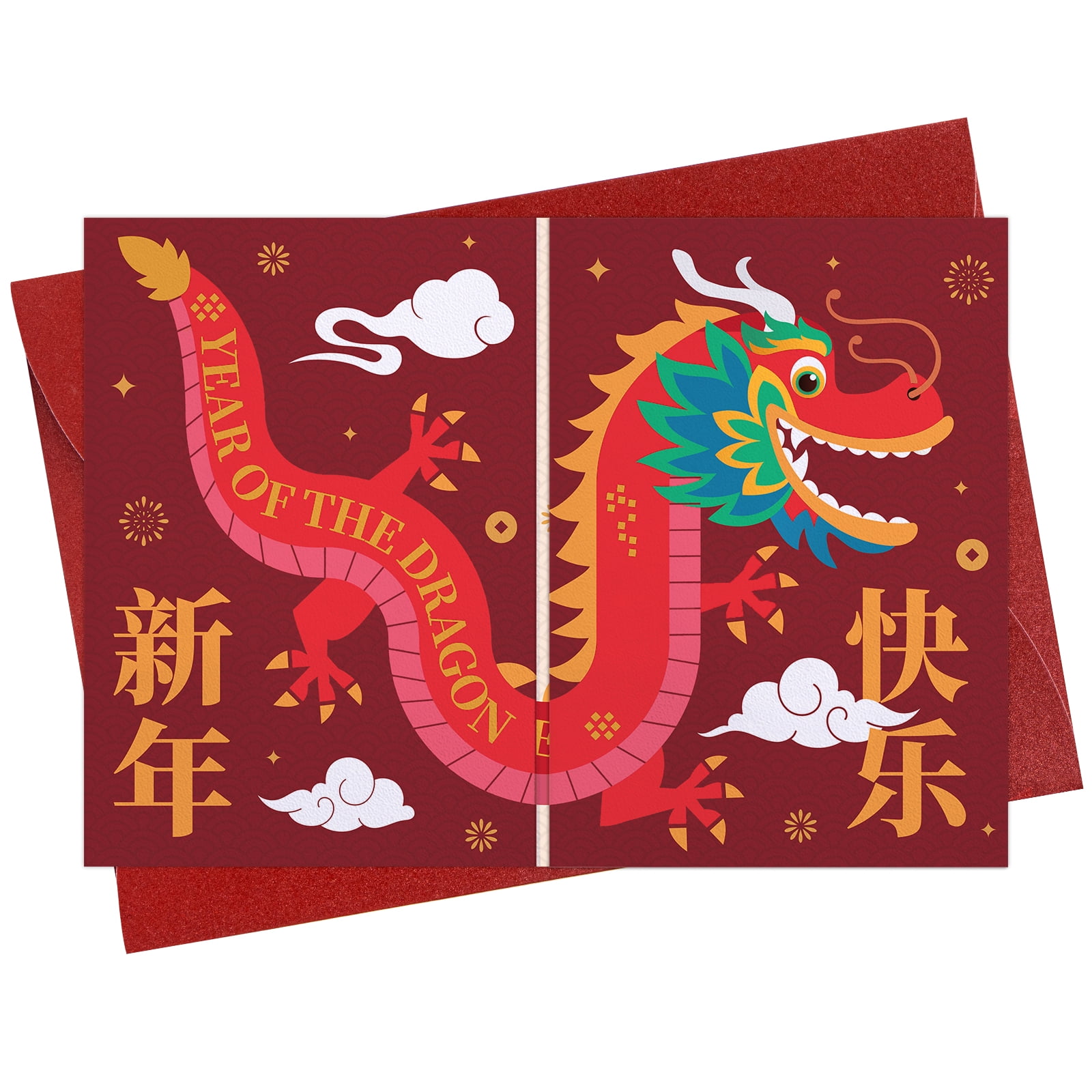 chinese new year greeting card diy