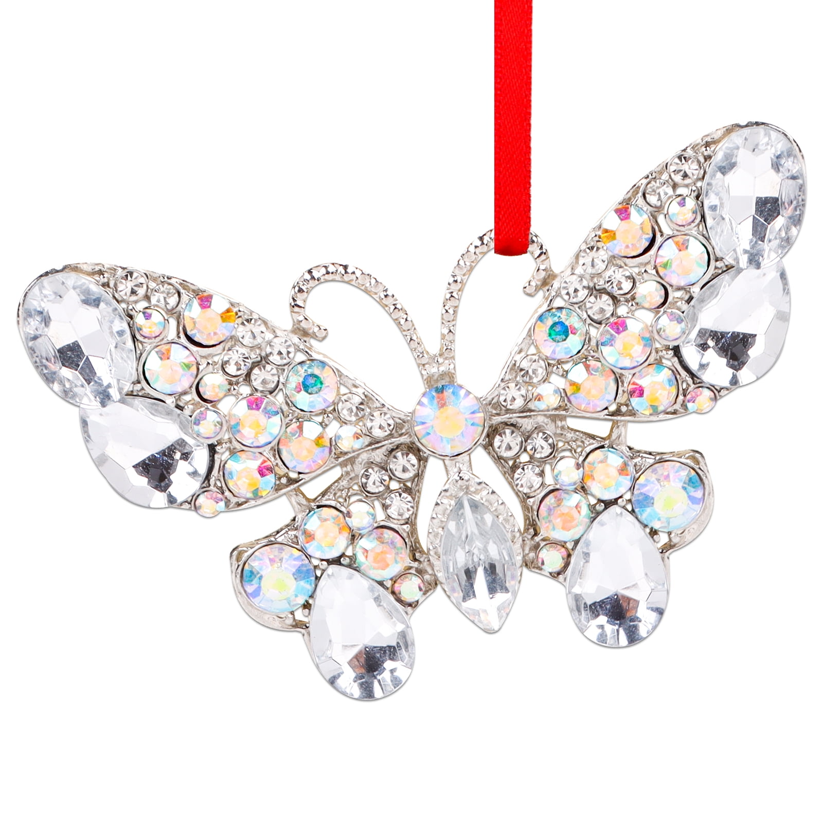 WhatSign Butterfly Christmas Ornaments 2023 Metal Butterfly Decor