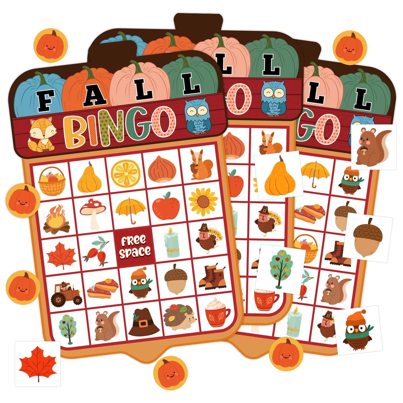 WhatSign Fall Bingo Game Cards for Kids & Adults, 26 Player Thanksgiving Party Games - Walmart.com whatsign-fall-bingo-game-cards-for-kids-adults-26-player-thanksgiving-party-games-walmart-com