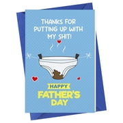 WhatSign Happy First Fathers Day Card Gift for Dad 5