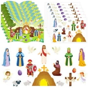 WhatSign Make an Easter He Lives Sticker Scenes