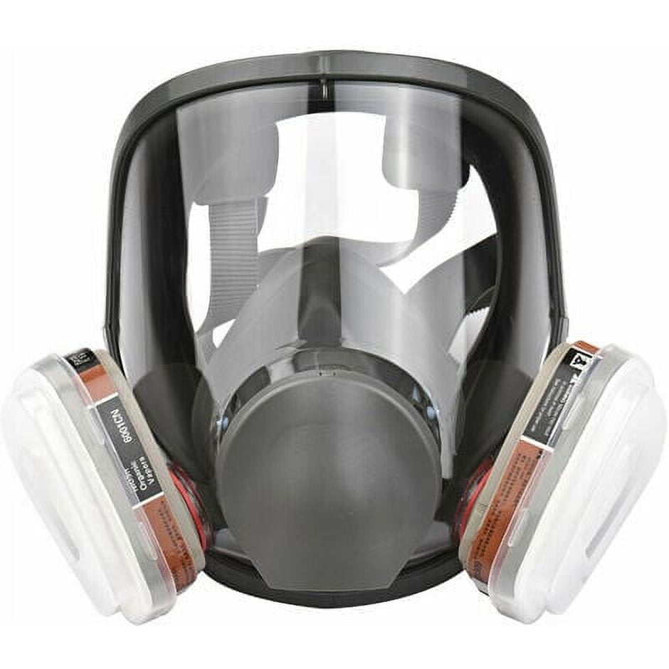 Reusable Full Face Respirator Full Cover 16-In-1 Gas Cover Organic Vapour Respirator Wide Field Of View For Painting, Polishing, Welding And Other Applications - View #11