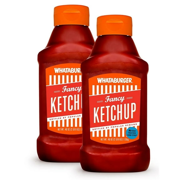 Whataburger Fancy Ketchup, 40 Ounce (Pack of 2)