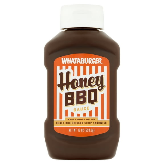 Whataburger Honey BBQ Sauce, 19 oz Bottle