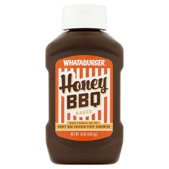 Whataburger Honey BBQ Sauce, 19 oz Bottle