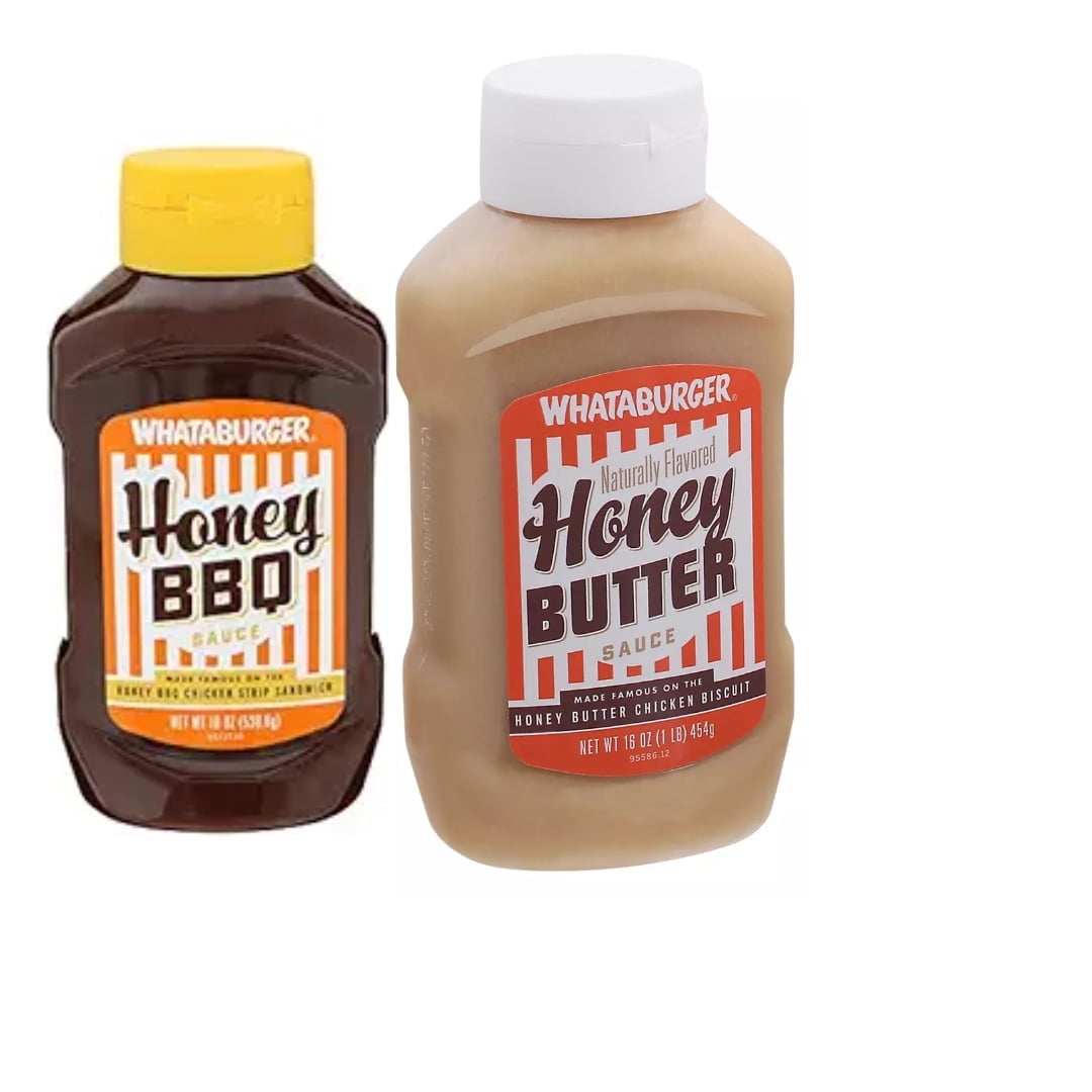 Whataburger Honey BBQ Sauce and Whataburger Honey Butter
