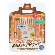 Whataburger Activity Little Foodies Reusable Sticker Play Set 30+ Reusable Whataburger Food Stickers and 2 Fold-Out Play & Go Scenes, Hardcover