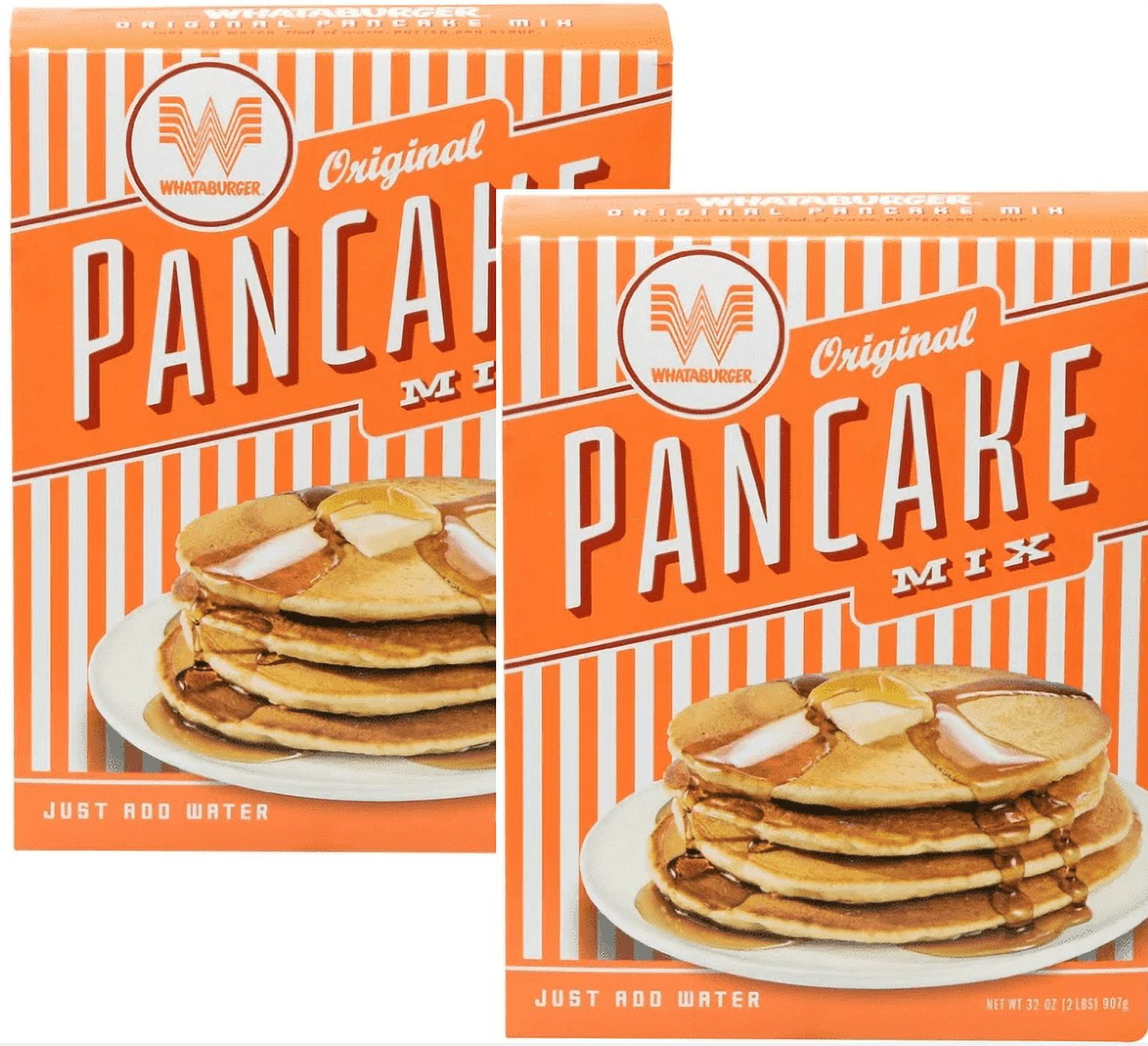 Whataburger Pancake Mix, 32 oz pack of 2