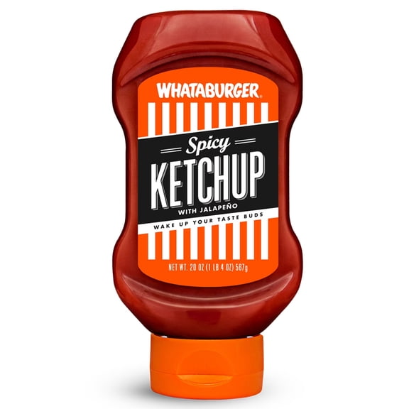 Whataburger Spicy Ketchup, 20 oz Squeeze Bottle