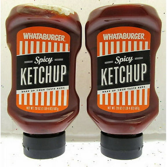 Whataburger Spicy Ketchup, 20oz Bottle - Pack of 2