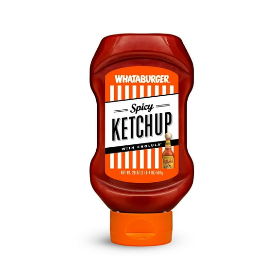 Whataburger Spicy Ketchup with Cholula 20 oz (Pack of 6)