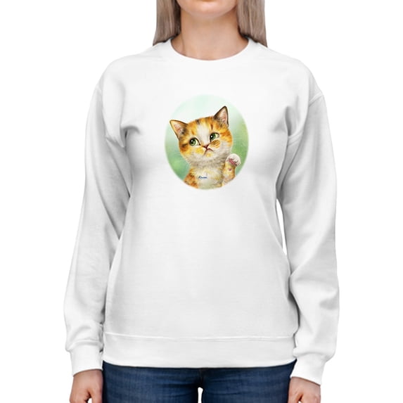 Whatever Cat Sweatshirt Women -Kayomi Harai Designs, Female Small