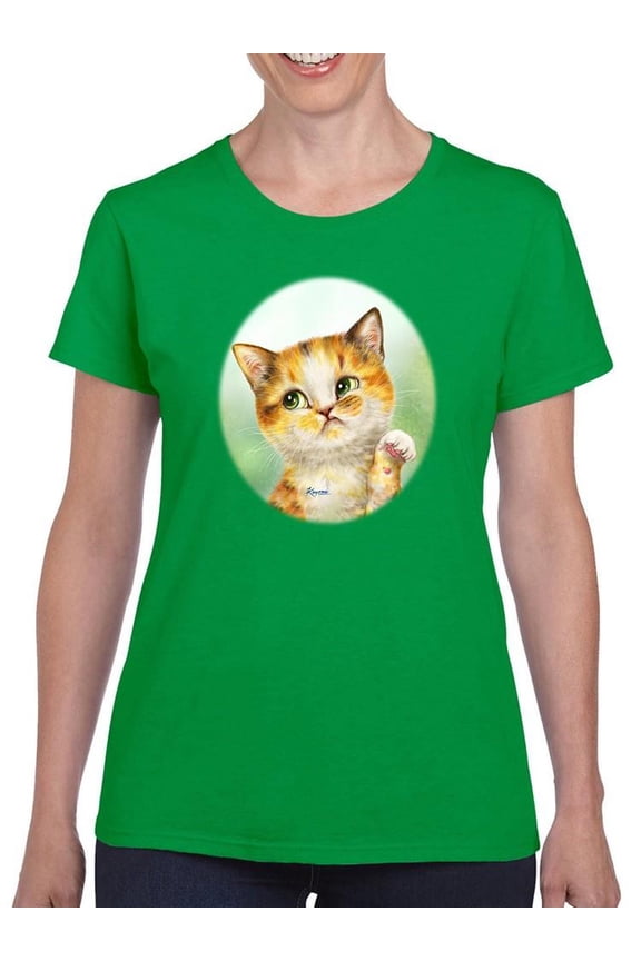 Whatever Cat T-Shirt Women -Kayomi Harai Designs, Female 3X-Large
