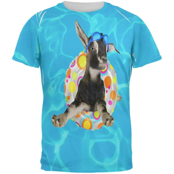 Whatever Floats Your Goat Boat Funny All Over Mens T Shirt Multi 2XL