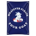 thumbnail image 1 of Whatever Floats Your Goat Boat Funny Humor Home Business Office Sign, 1 of 4