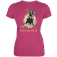 thumbnail image 1 of Whatever Floats your Goat Boat Berry Pink Juniors Soft T-Shirt, 1 of 1