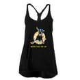 thumbnail image 1 of Whatever Floats your Goat Boat Juniors Twist Tank Top Black SM, 1 of 1