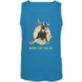 thumbnail image 1 of Whatever Floats your Goat Boat Mens Tank Top Turquoise SM, 1 of 1