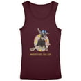 thumbnail image 1 of Whatever Floats your Goat Boat Youth Girls Tank Top Burgundy YXL, 1 of 1