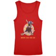 thumbnail image 1 of Whatever Floats your Goat Boat Youth Girls Tank Top Red YLG, 1 of 1