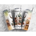 thumbnail image 1 of Whatever Lassos Your Longhorn Country Western 20 Oz Metal Tumbler w/Lid Straw, 1 of 1