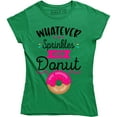 thumbnail image 1 of Whatever Sprinkles Your Donut Funny Cute Graphic Party Food Gift T-Shirt, 1 of 4