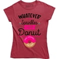 thumbnail image 1 of Whatever Sprinkles Your Donut Funny Cute Graphic Party Food Gift T-Shirt, 1 of 4